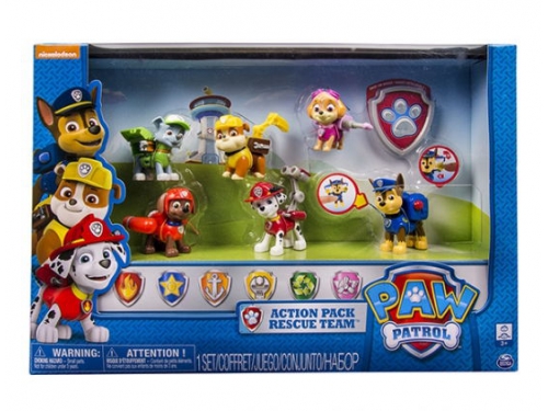 spin master paw patrol figure set 6 piece