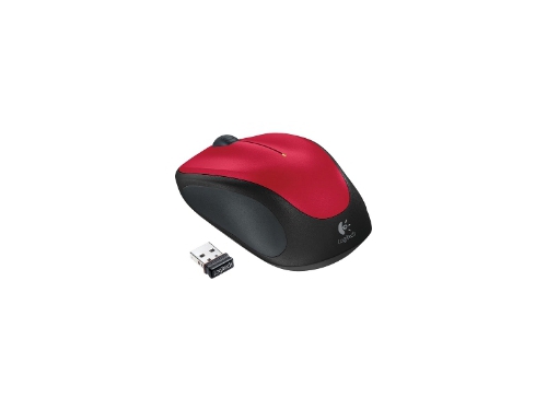 ����� ��� �������� Logitech Wireless Mouse M235 Red-Black USB, ������� ���